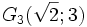 G_{3}({\sqrt  {2}};3)